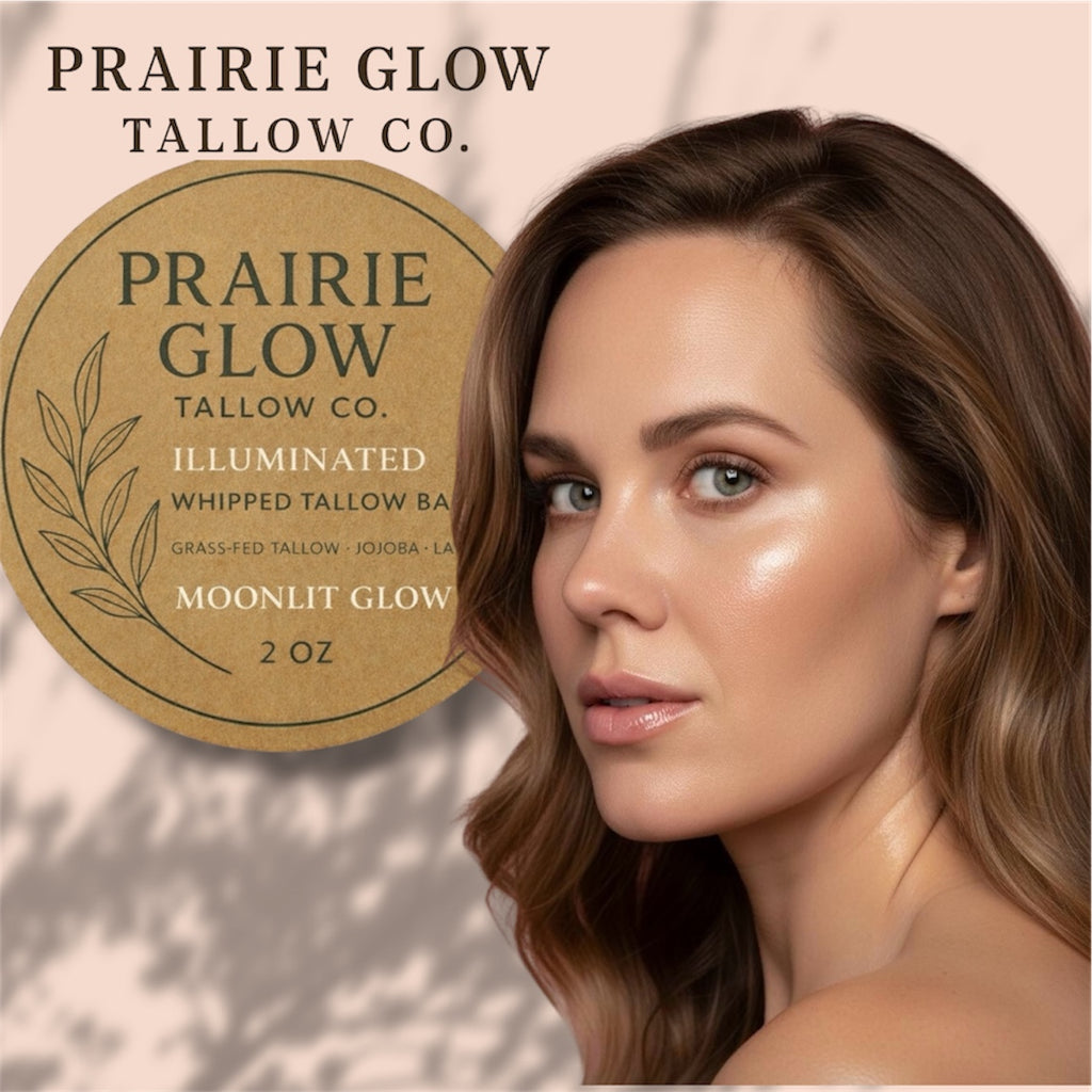 ✨Prairie Glow Whipped Tallow Balm Trio – 3 Pack (Grass-Fed Skincare Set)