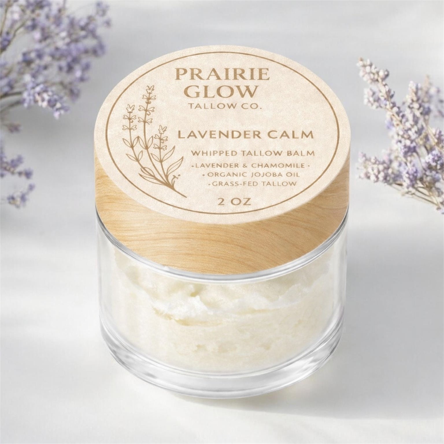 ✨Prairie Glow Whipped Tallow Balm Trio – 3 Pack (Grass-Fed Skincare Set)